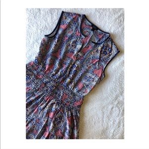 J. Crew Paisley Silk Dress